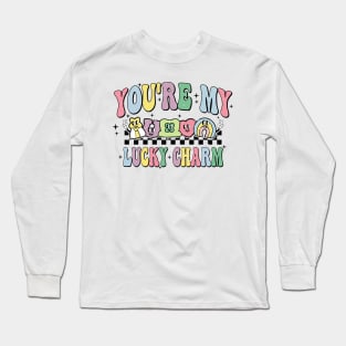 You're My Lucky Charm, Lucky Charm, St Patrick's Day, Clover, Shamrock Long Sleeve T-Shirt